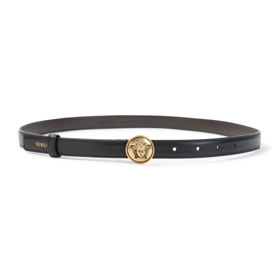 26FW 베르사체 벨트 1026856 DVTP1 1B55J BLACK GOLD 82 - VERSACE