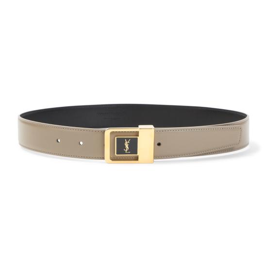 26FW 생로랑 벨트 732556 AAB25 1244 LT CUMIN NERO - SAINT LAURENT