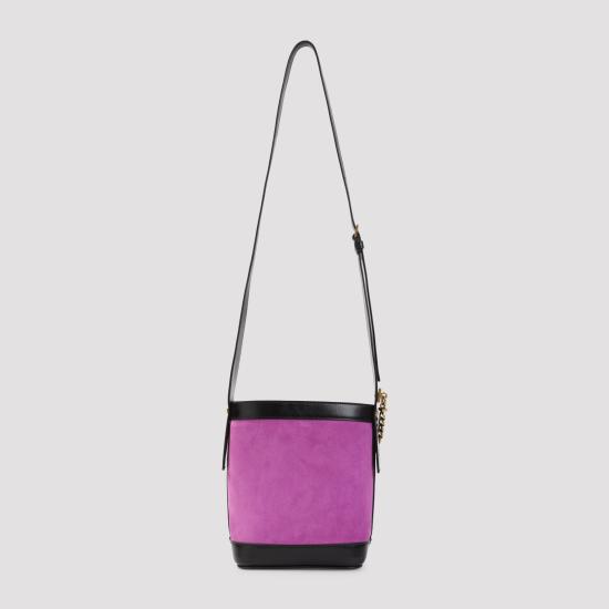 26FW 베르사체 숄더백 1026048 1A17850 2B8FJ BLACK BOUGANVILLE GOLD 8 - VERSACE