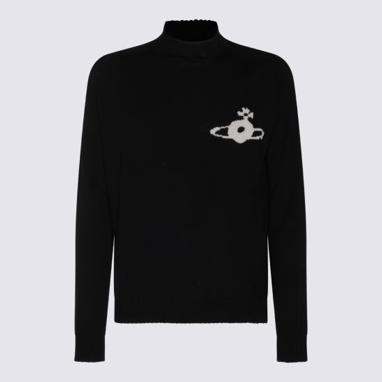 26FW 비비안웨스트우드 피셔맨 크루넥 니트 탑 2701003L Y005EN401 BLACK - VIVIENNE WESTWOOD