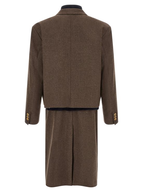 26FW 사카이 코트 2604082M605 Brown - SACAI