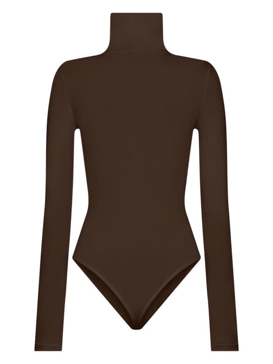 26FW 월포드 바디수트 티셔츠 75084 4870 BROWN - WOLFORD