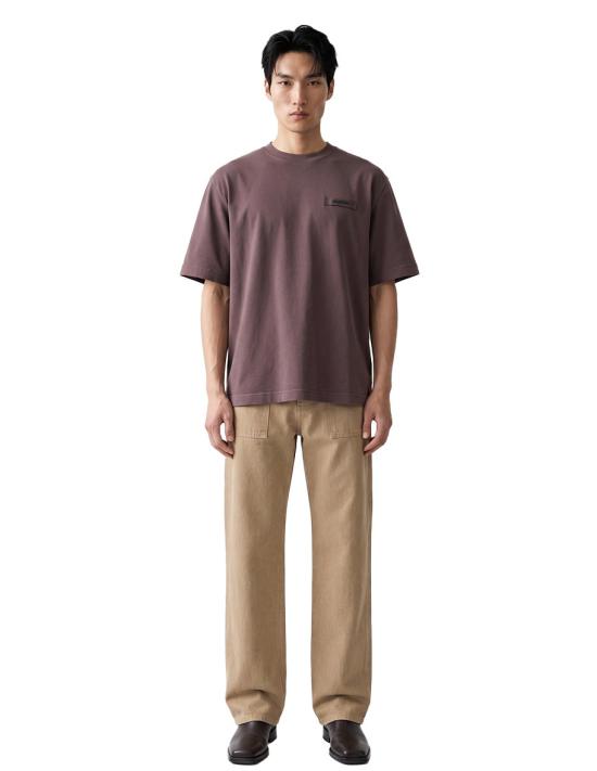 26FW 자크뮈스 그로그랭 로고 티셔츠 TSM00133AJ00226 850 - JACQUEMUS