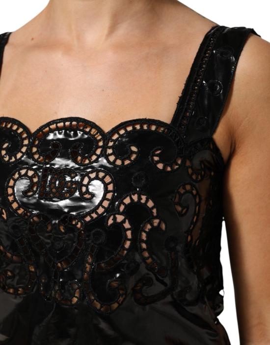 26FW 돌체앤가바나 숏 원피스 9902683390238 BLACK - DOLCE & GABBANA