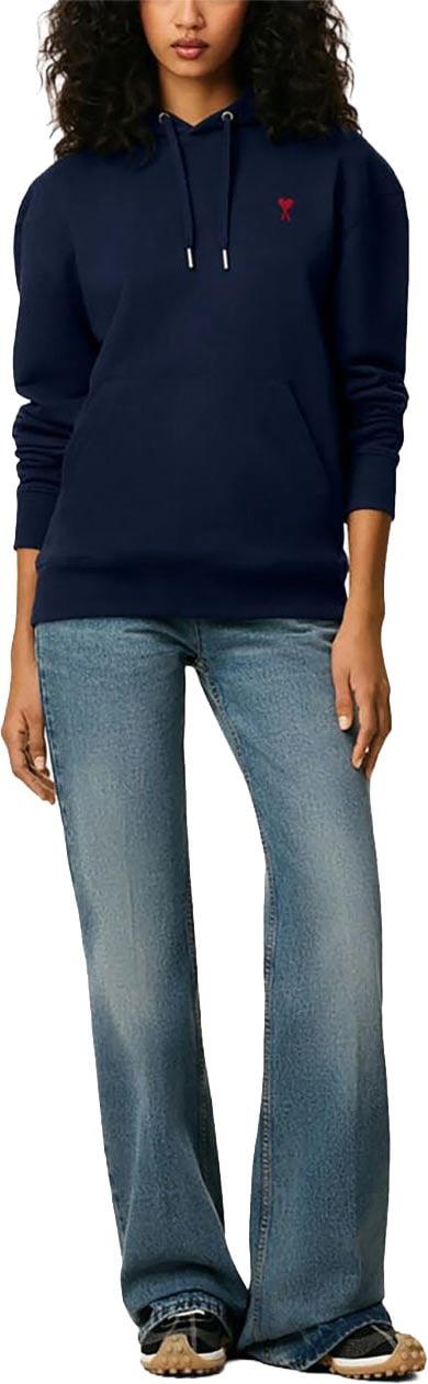 26FW 아미 후드 티셔츠 9990048645406 NAVY - AMI