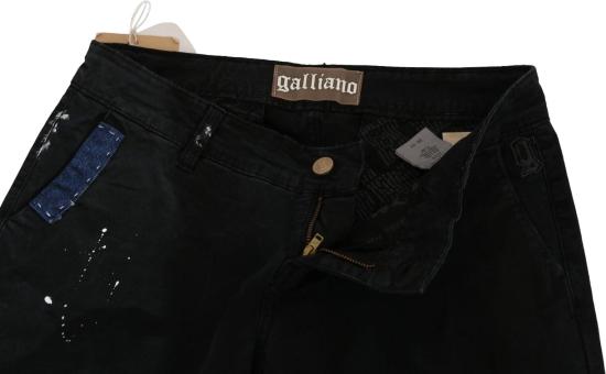 26FW 갈리아노 데님 팬츠 9938241290526 BLACK - GALLIANO