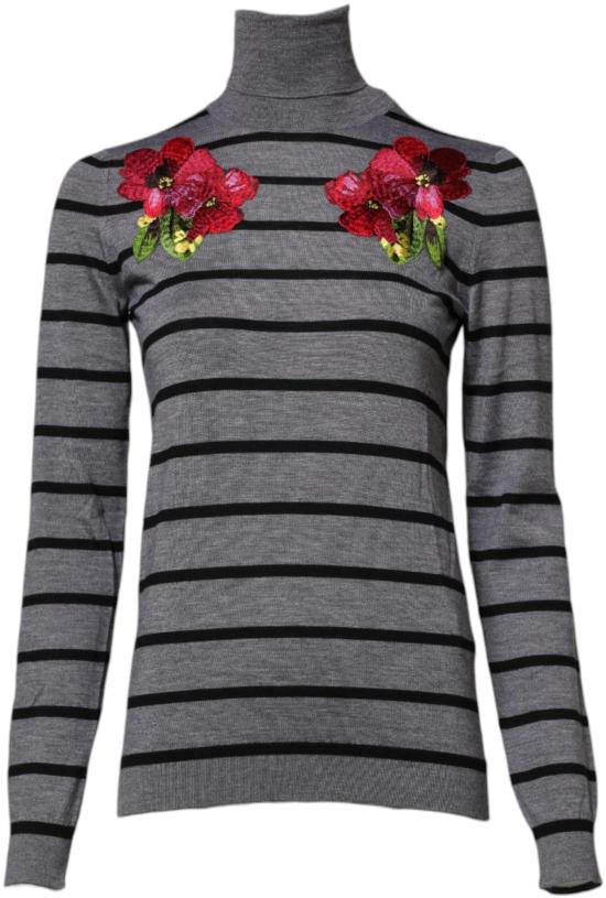 26FW 돌체앤가바나 터틀넥 9798783435038 GREY - DOLCE & GABBANA