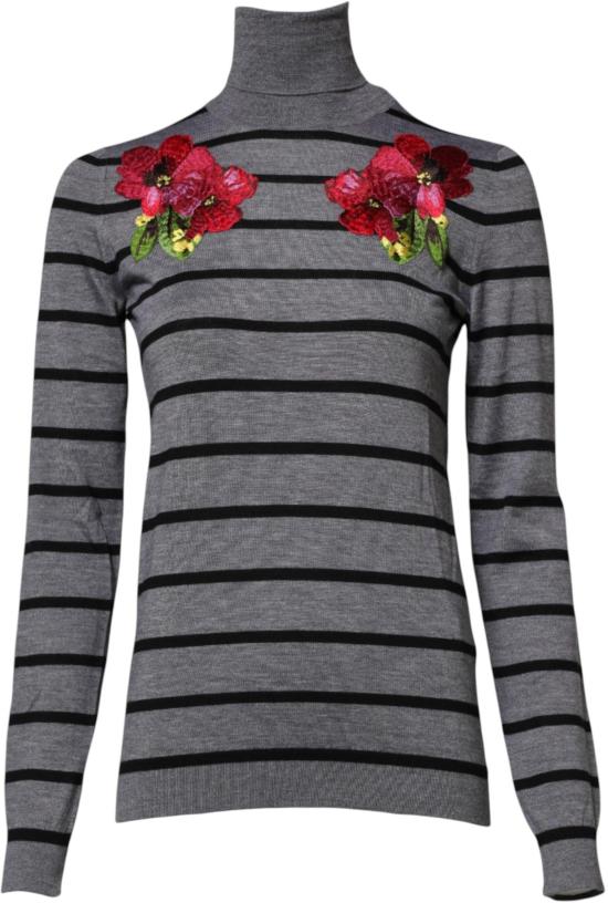 26FW 돌체앤가바나 터틀넥 9798783435038 GREY - DOLCE & GABBANA