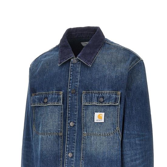 26FW 칼하트 WIP 데님 자켓 I037532 Blue - CARHARTT WIP