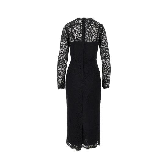 26FW 돌체앤가바나 미디 원피스 F6AQGTHLUAH Black - DOLCE & GABBANA