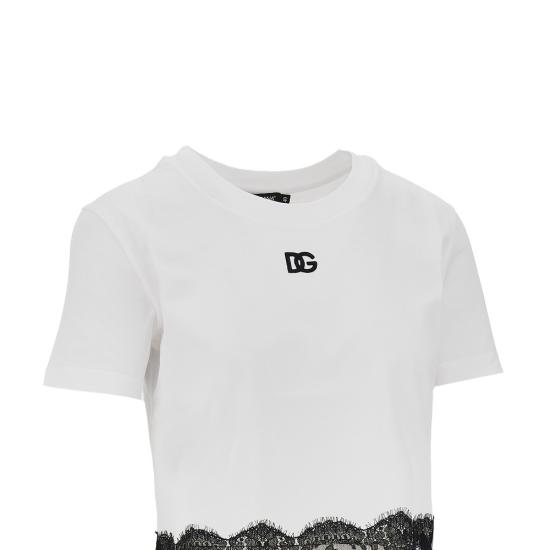 26FW 돌체앤가바나 탑 F8W71ZFU7EQ White - DOLCE & GABBANA