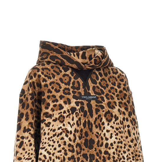 26FW 돌체앤가바나 후드 티셔츠 F9U48TFS785 Brown - DOLCE & GABBANA