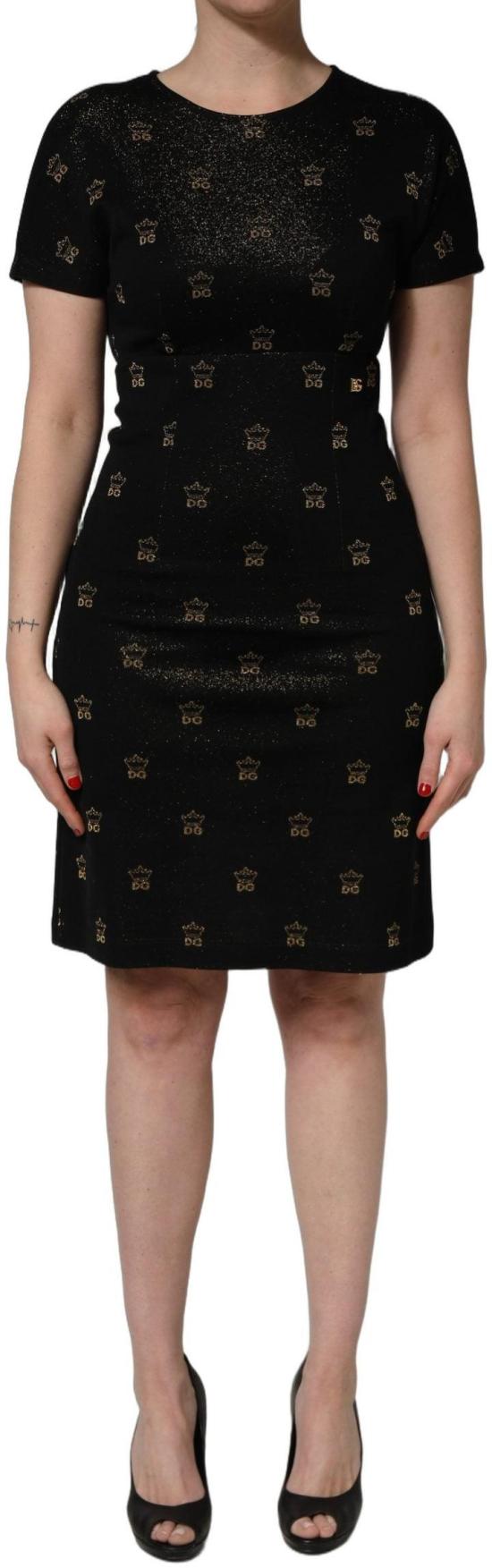 26FW 돌체앤가바나 미디 원피스 10065928847646 BLACK - DOLCE & GABBANA