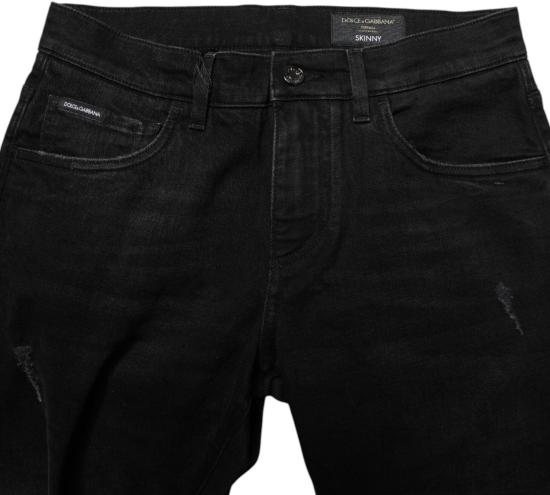 26FW 돌체앤가바나 데님 팬츠 9785787875614 BLACK - DOLCE & GABBANA
