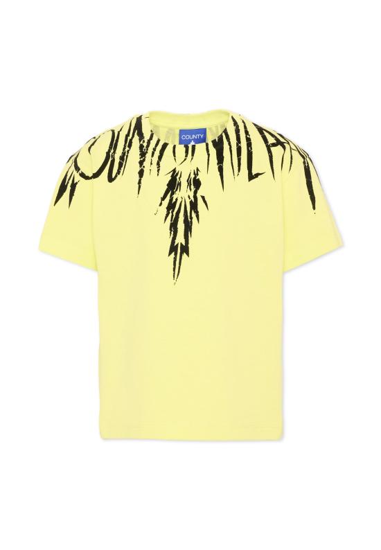 26SS [키즈] 컨트리 오브 밀란 티셔츠 S6CMJBTH026 020 YELLOW