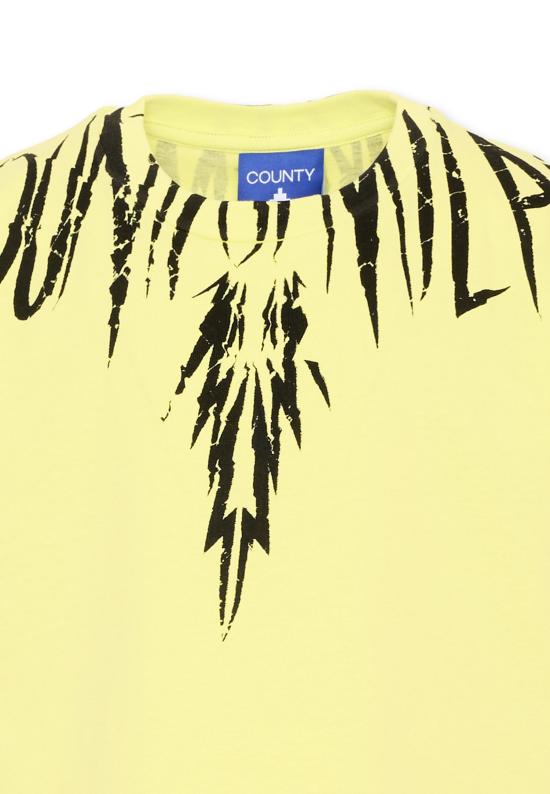 26SS [키즈] 컨트리 오브 밀란 티셔츠 S6CMJBTH026 020 YELLOW - COUNTY OF MILAN