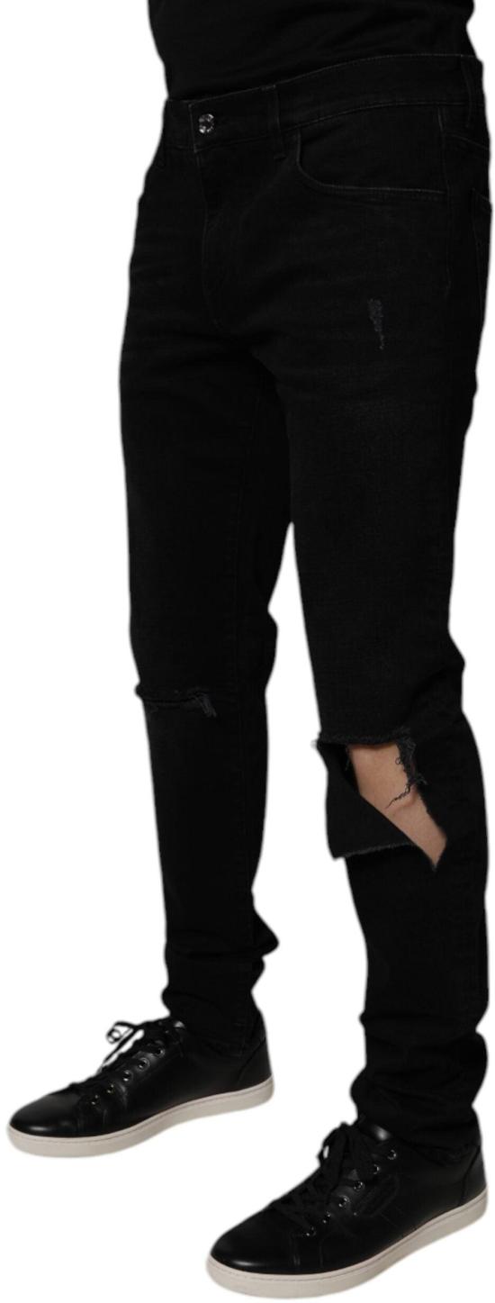 26FW 돌체앤가바나 데님 팬츠 9741423673630 BLACK - DOLCE & GABBANA