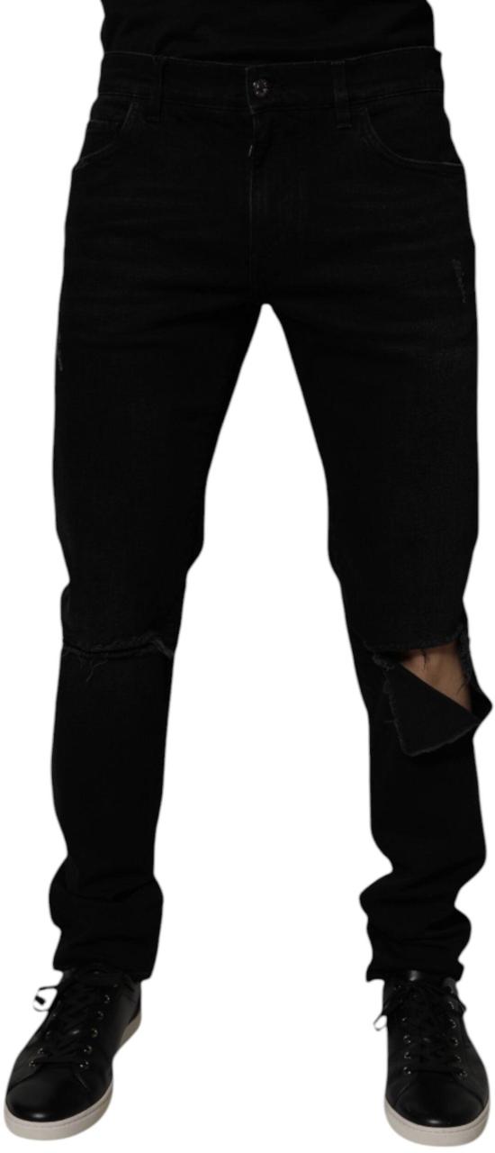 26FW 돌체앤가바나 데님 팬츠 9741423673630 BLACK - DOLCE & GABBANA