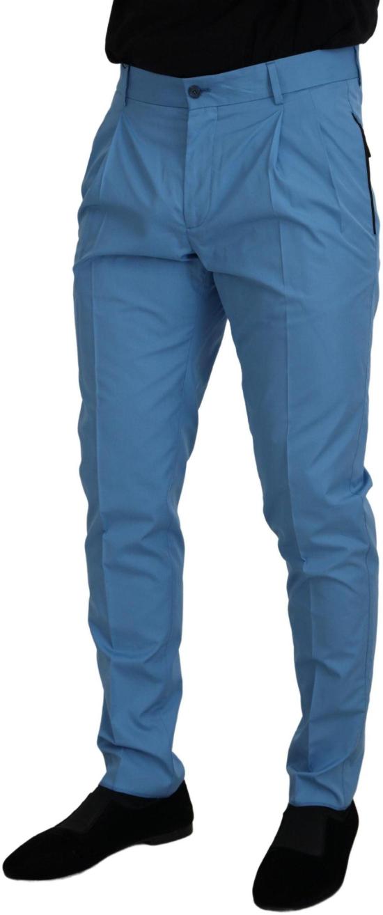 26FW 돌체앤가바나 치노 팬츠 49353928376606 BLUE - DOLCE & GABBANA