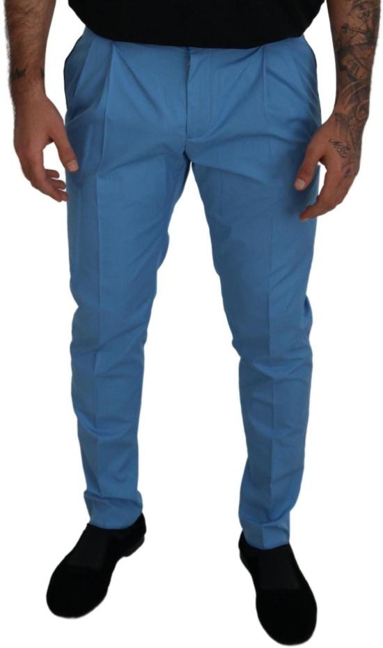 26FW 돌체앤가바나 치노 팬츠 49353928376606 BLUE - DOLCE & GABBANA