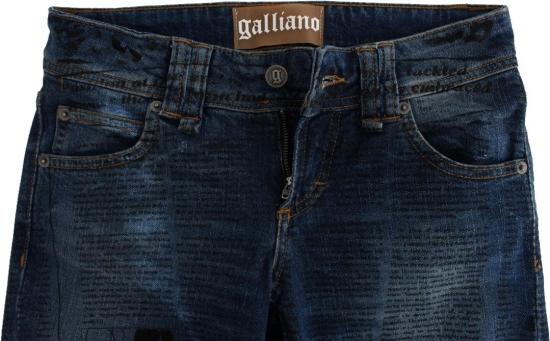 26FW 갈리아노 데님 팬츠 9664981893406 BLUE - GALLIANO