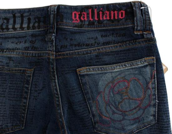 26FW 갈리아노 데님 팬츠 9664981893406 BLUE - GALLIANO
