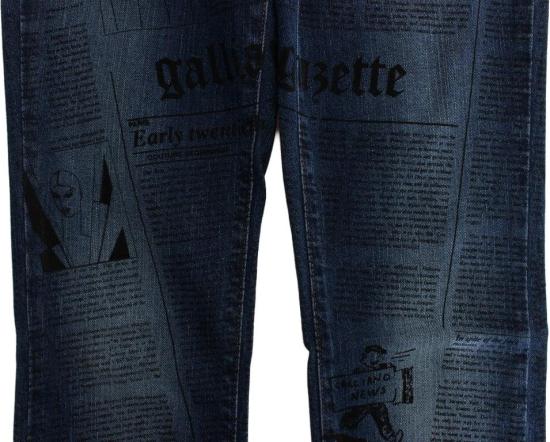 26FW 갈리아노 데님 팬츠 9664981893406 BLUE - GALLIANO