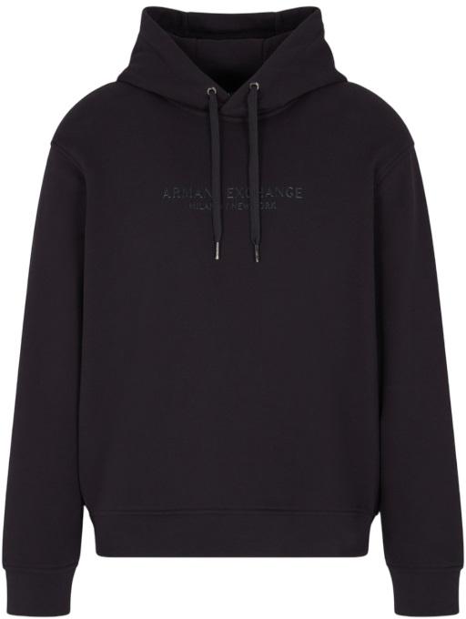 25FW 알마니 후드 티셔츠 50094878589214 BLACK