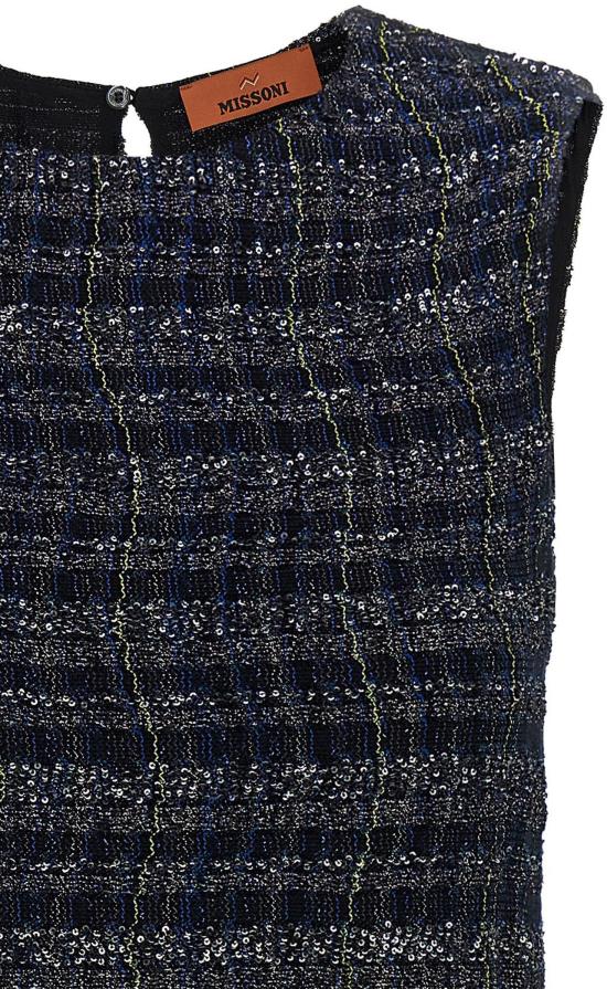 25FW 미소니 숏 원피스 10128114975006 DIVERS - MISSONI