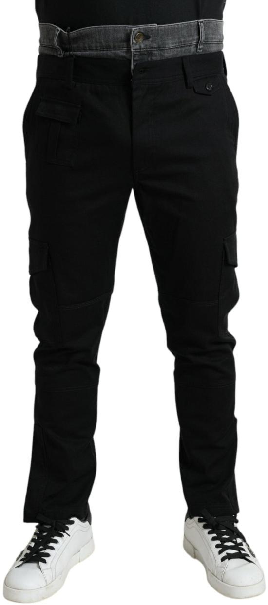 26FW 돌체앤가바나 데님 팬츠 49354027729182 BLACK