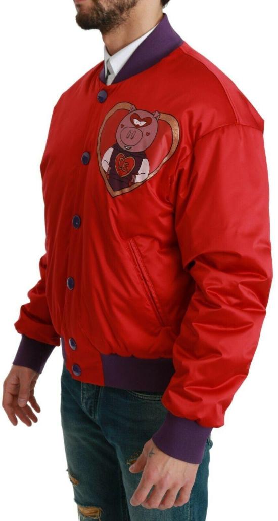 26FW 돌체앤가바나 봄버 자켓 47985868636446 RED - DOLCE & GABBANA