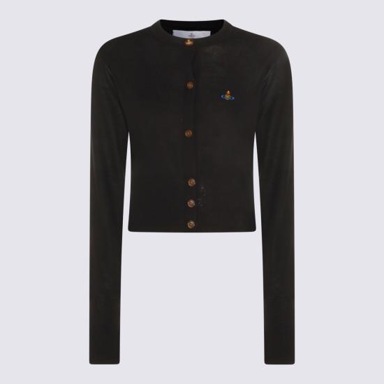 26FW 비비안웨스트우드 베아 크롭드 가디건 1803002U Y005EN401 BLACK - VIVIENNE WESTWOOD