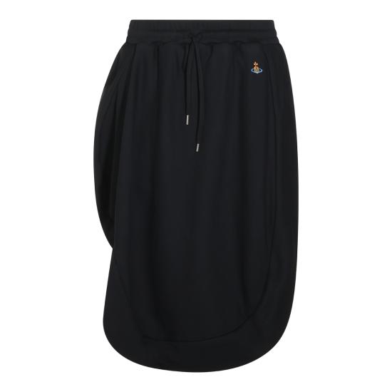 26FW 비비안웨스트우드 진가라 스커트 1J01000P J00ASN401 BLACK - VIVIENNE WESTWOOD