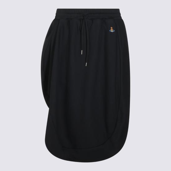 26FW 비비안웨스트우드 진가라 스커트 1J01000P J00ASN401 BLACK - VIVIENNE WESTWOOD
