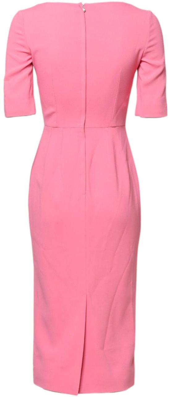 26FW 돌체앤가바나 미디 원피스 9767867777310 PINK - DOLCE & GABBANA
