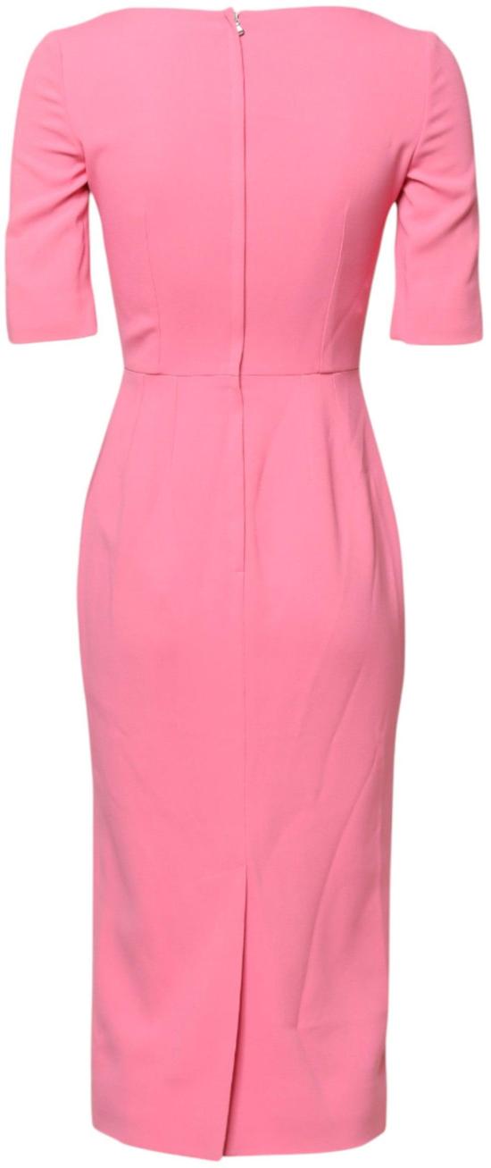 26FW 돌체앤가바나 미디 원피스 9767867777310 PINK - DOLCE & GABBANA