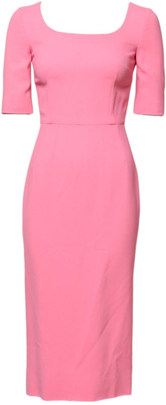 26FW 돌체앤가바나 미디 원피스 9767867777310 PINK - DOLCE & GABBANA