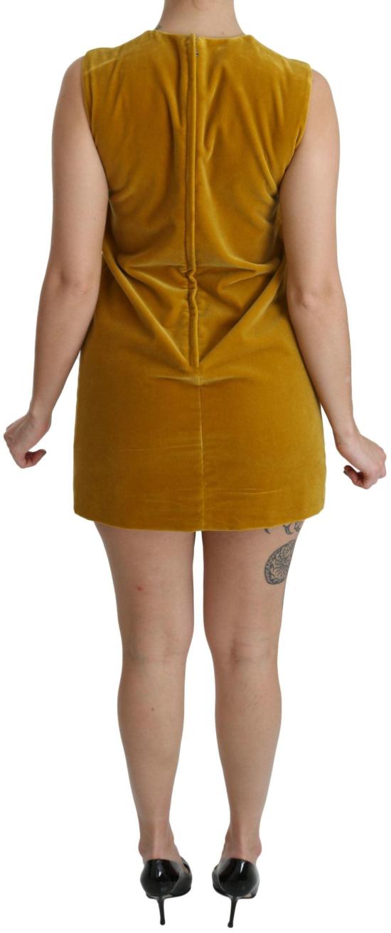 26FW 돌체앤가바나 숏 원피스 9069452624158 YELLOW - DOLCE & GABBANA