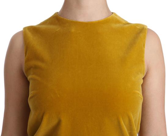 26FW 돌체앤가바나 숏 원피스 9069452624158 YELLOW - DOLCE & GABBANA