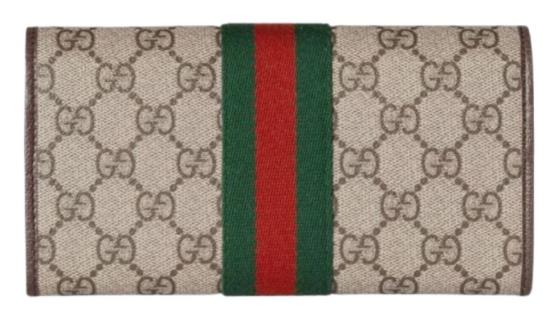 26SS 구찌 오피디아 컨티넨탈 월렛 838485 FAE0L 9746 BROWN DOM - GUCCI