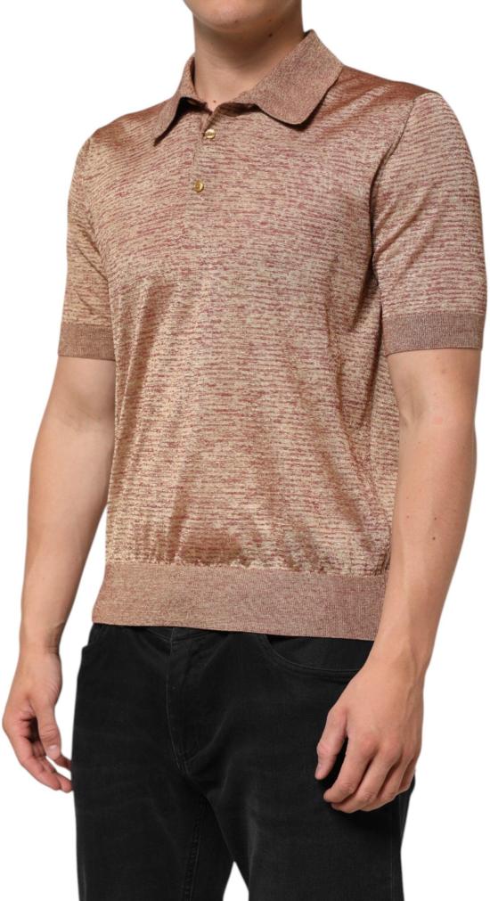 26FW 돌체앤가바나 폴로 티셔츠 9843632800030 BROWN - DOLCE & GABBANA