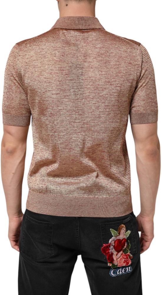 26FW 돌체앤가바나 폴로 티셔츠 9843632800030 BROWN - DOLCE & GABBANA