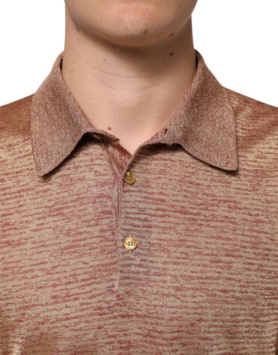 26FW 돌체앤가바나 폴로 티셔츠 9843632800030 BROWN - DOLCE & GABBANA