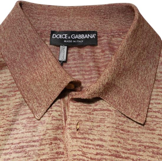 26FW 돌체앤가바나 폴로 티셔츠 9843632800030 BROWN - DOLCE & GABBANA