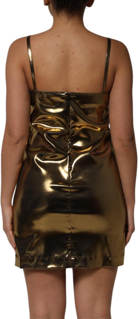 26FW 돌체앤가바나 숏 원피스 9828555587870 GOLD - DOLCE & GABBANA