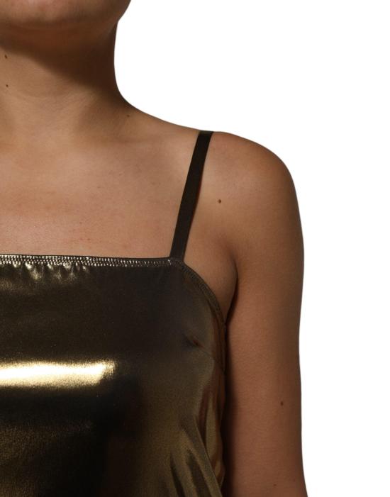 26FW 돌체앤가바나 숏 원피스 9828555587870 GOLD - DOLCE & GABBANA