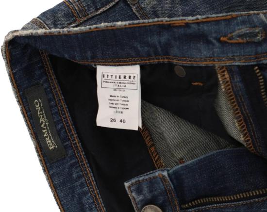26FW 에르마노 설비노 데님 팬츠 9902678737182 BLUE - ERMANNO SCERVINO