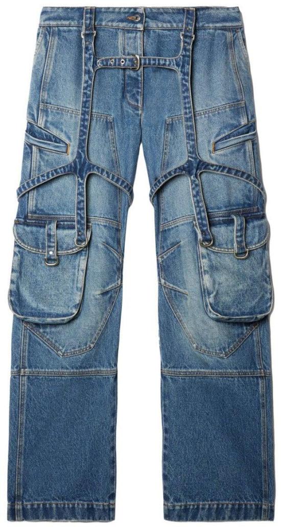 26FW 오프화이트 데님 팬츠 9843837567262 BLUE