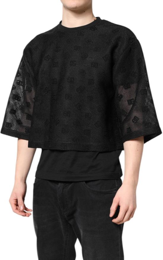 26FW 돌체앤가바나 탑 9765923455262 BLACK - DOLCE & GABBANA