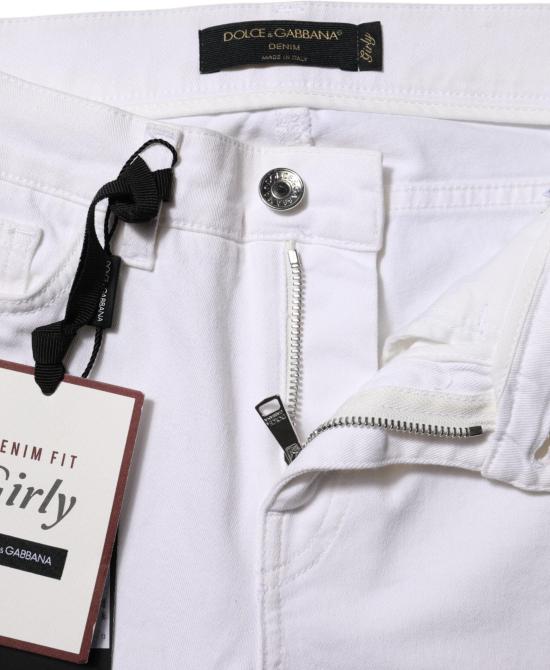 26FW 돌체앤가바나 데님 팬츠 9799600406814 WHITE - DOLCE & GABBANA